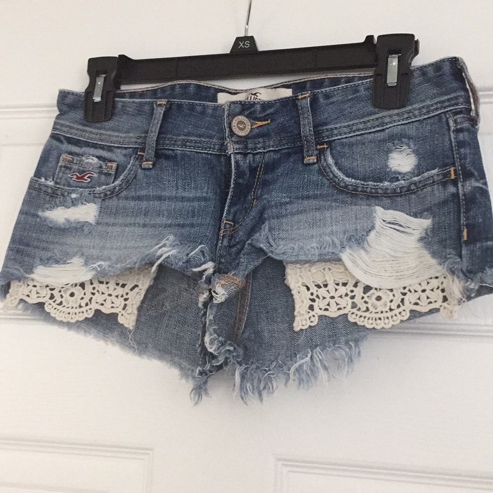 Hollister jean shorts